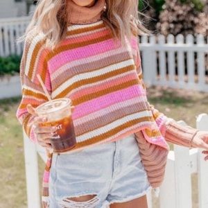 Aerie Sunset Chenille Turtleneck Sweater